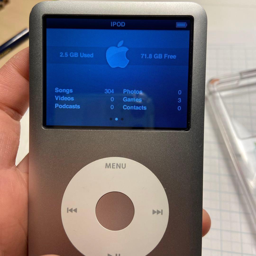 iPod Classic 第6世代 80GB 良いバッテリー