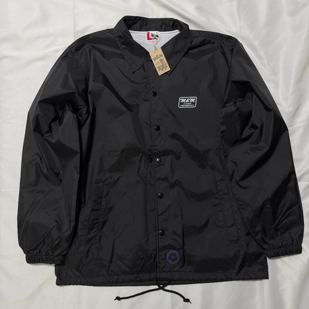 ひ*ゆ様 M&M Coach Jaket　コーチジャケット　ブラック　Lサイズ