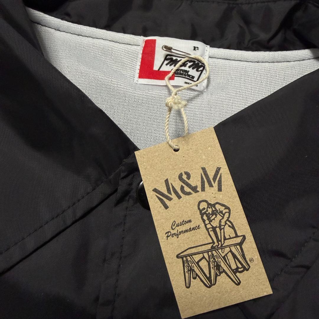 ひ*ゆ様 M&M Coach Jaket　コーチジャケット　ブラック　Lサイズ