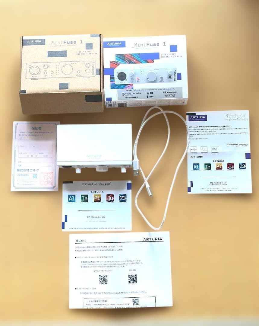 ARTURIA MINIFUSE 1 オーディオインターフェース