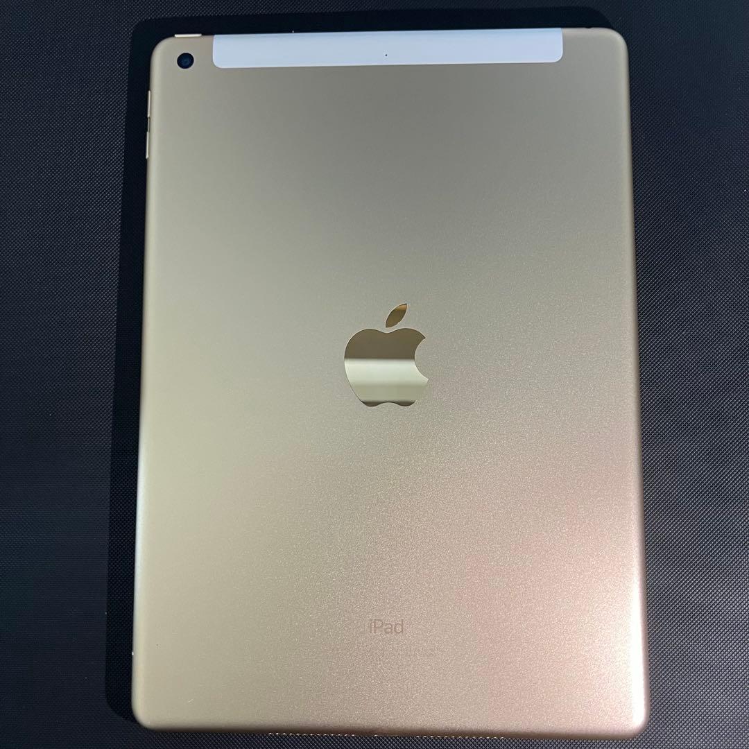 【美品】iPad 第5世代 128GB Wifi+Cellular版 ゴールド