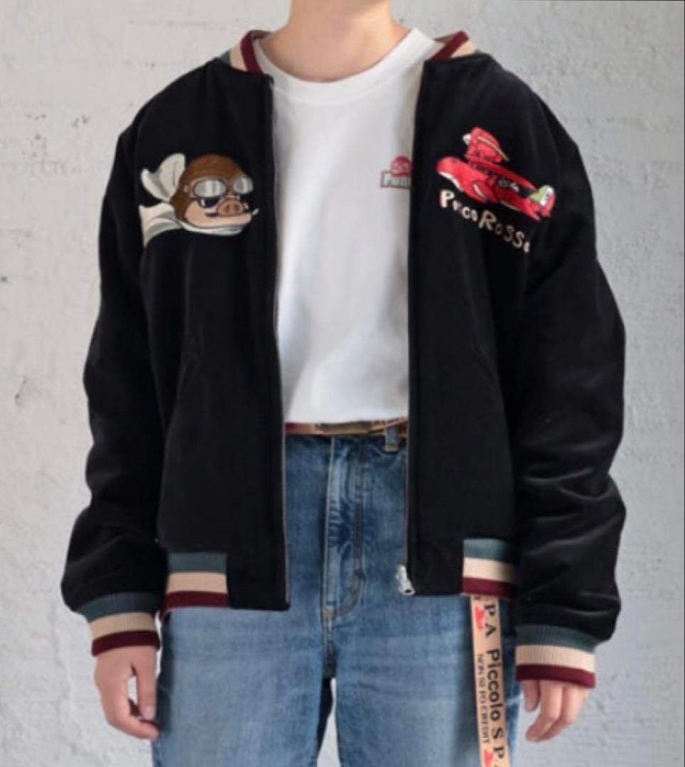 未使用！GBL 紅の豚 35周年記念 スカジャンSサイズ