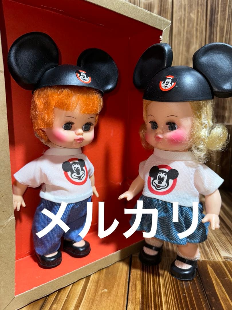 1970 ヴィンテージ マウスケティア ドール フィギュア スリープアイ 女の子