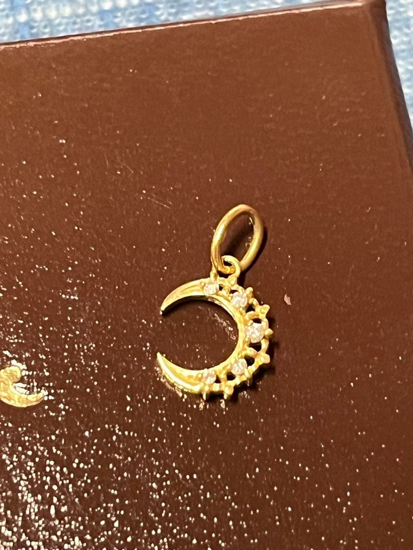 agete アガットK18 チャーム ペンダントトップ