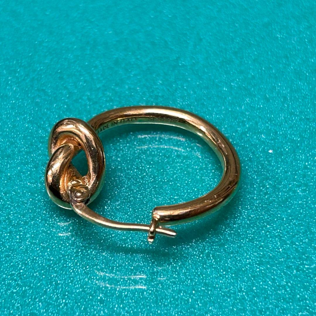 【美品】セリーヌ ノットスモールフープ 片耳 ゴールド SCA0262