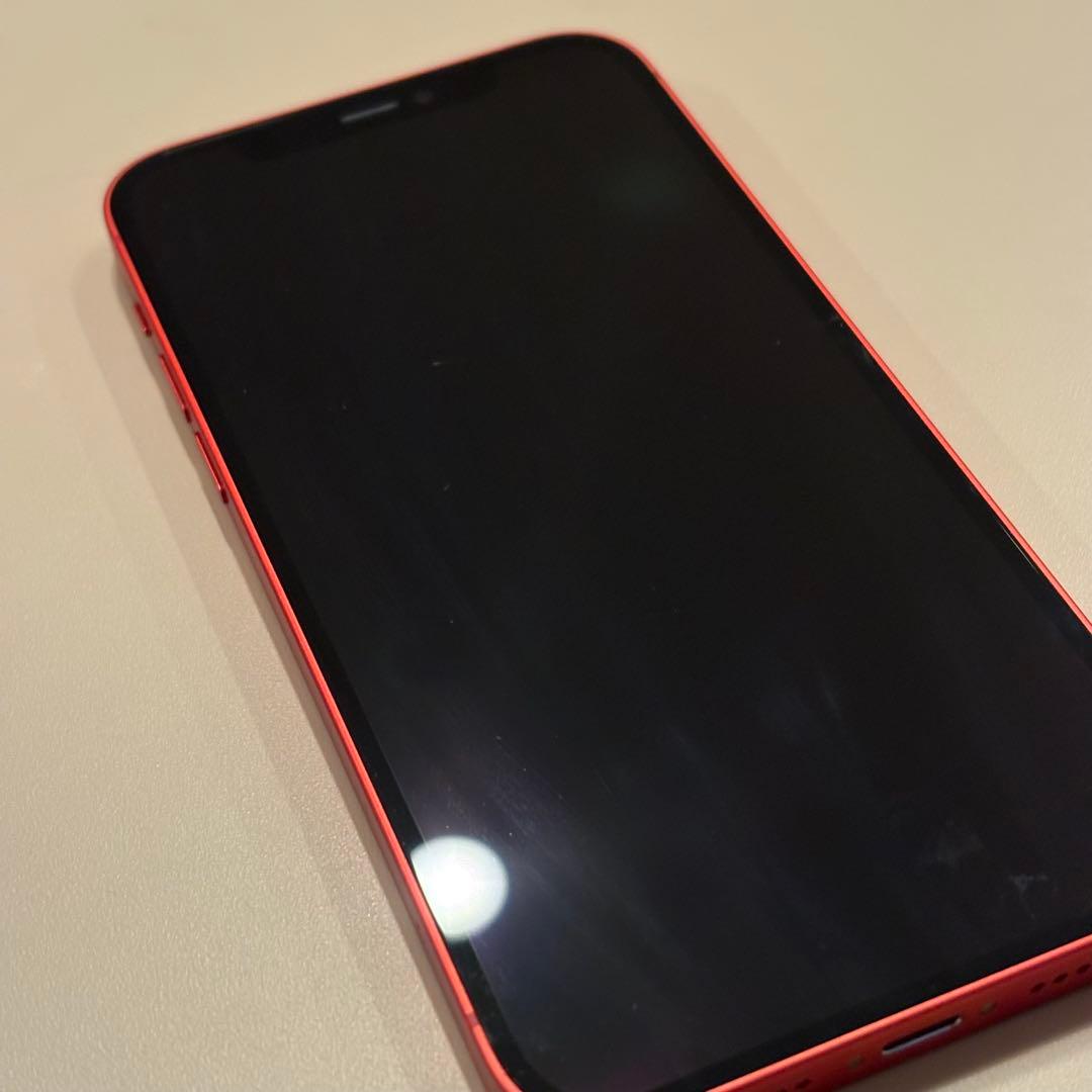 【美品】iPhone 12 64GB 本体のみ　SIMフリー　RED