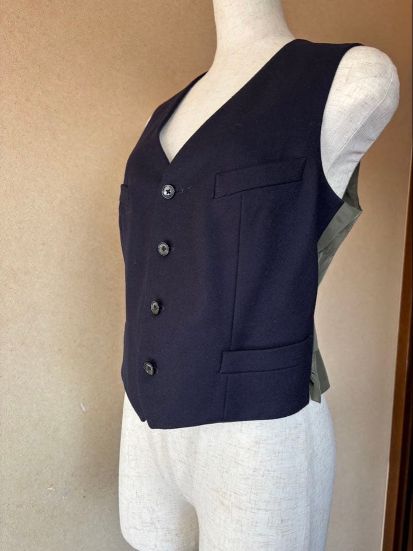 マディソンブルー　ネイビー ノースリーブ ベスト