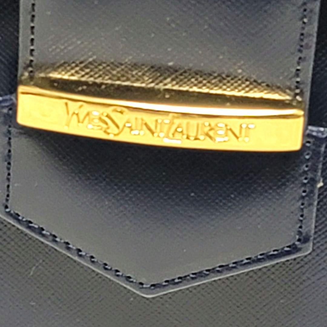 超希少 イヴ・サンローラン クラッチバッグ セカンドバッグ ネイビー フォーマル