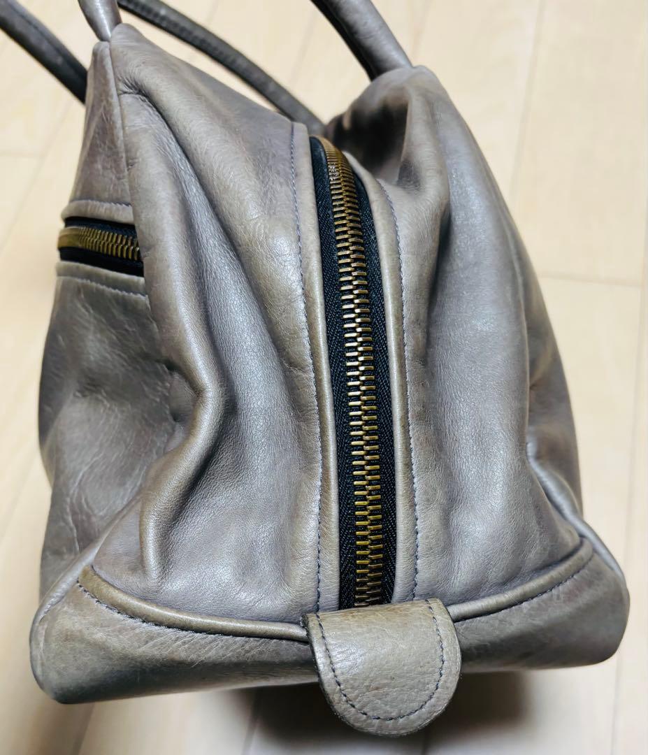 オマケ付き！Jas-M.B ジャスエムビー　ボストンバッグ　デストロイレザー加工