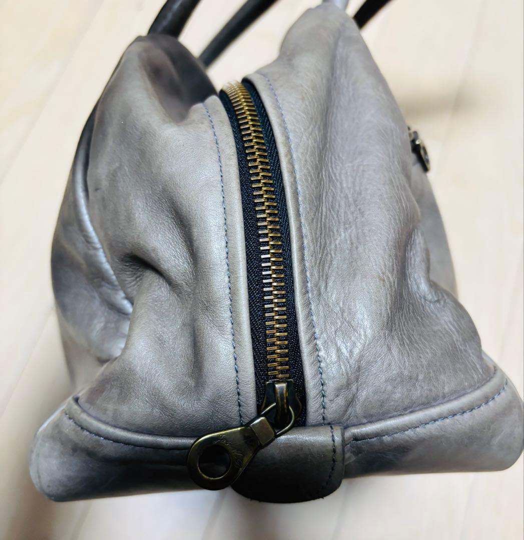 オマケ付き！Jas-M.B ジャスエムビー　ボストンバッグ　デストロイレザー加工