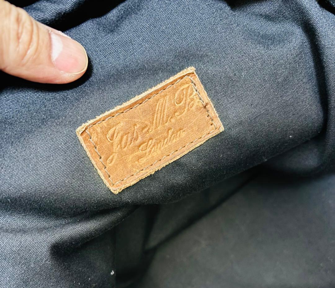 オマケ付き！Jas-M.B ジャスエムビー　ボストンバッグ　デストロイレザー加工