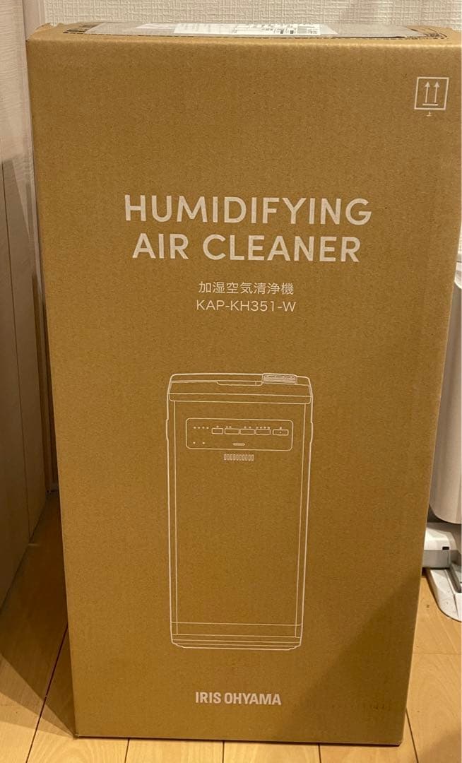 IRIS OHYAMA 加湿空気清浄機 KAP-KH351-W