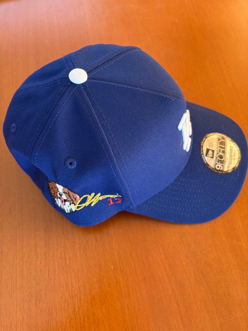 ドジャースキャップ　9FORTY デコピン刺繍付き