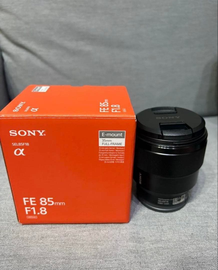 【使用回数1回】ソニー　SONY FE 85mm F1.8 Eマウントレンズ
