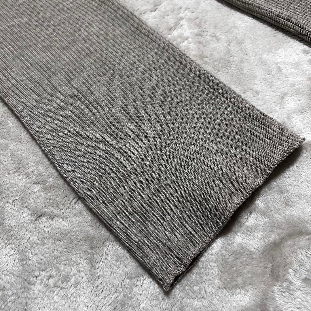 うなぎいぬ　　ハグオーワー　メランジニットパンツ　リブニット