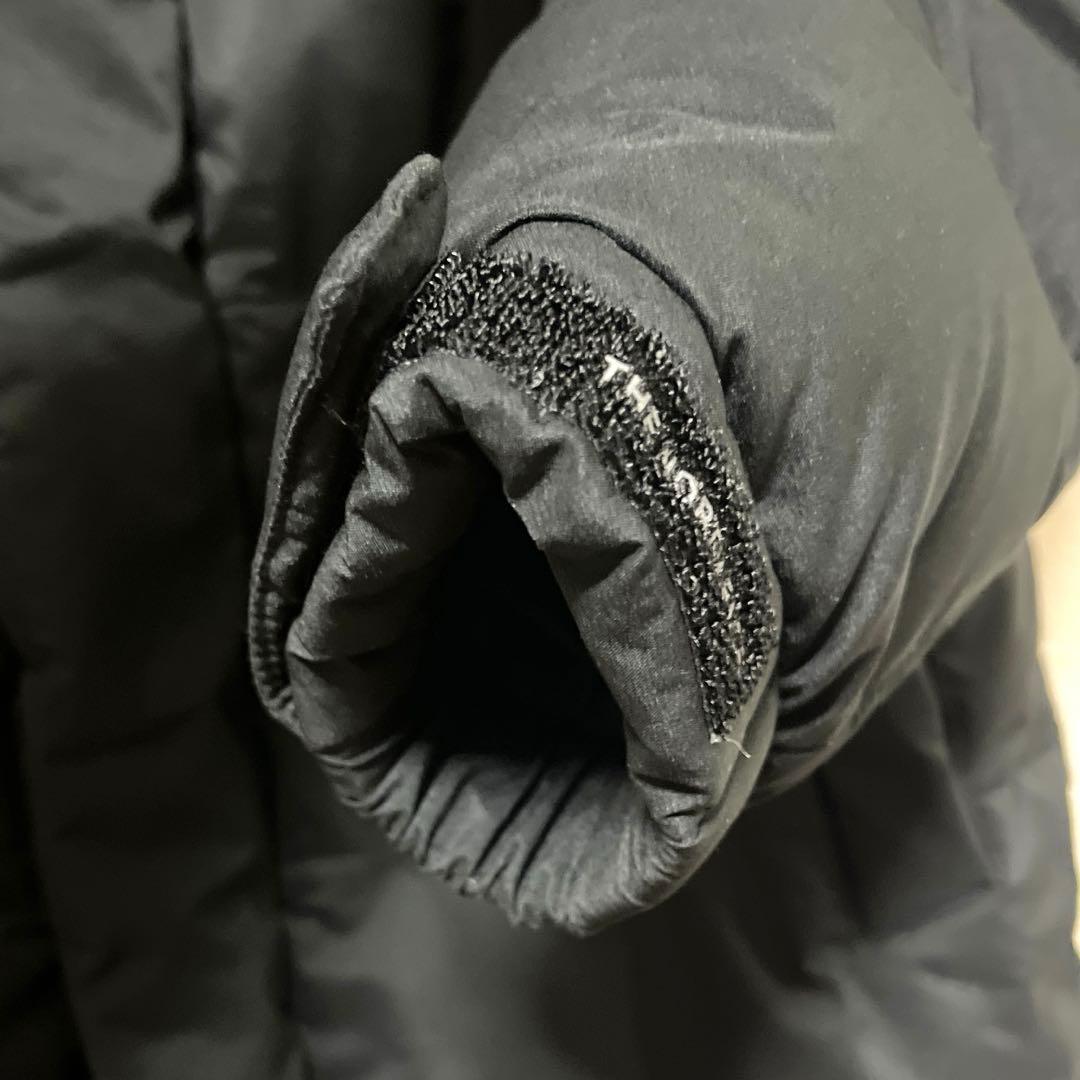 ノースフェイス ロングダウンジャケット ブラック メンズSサイズ レディースL