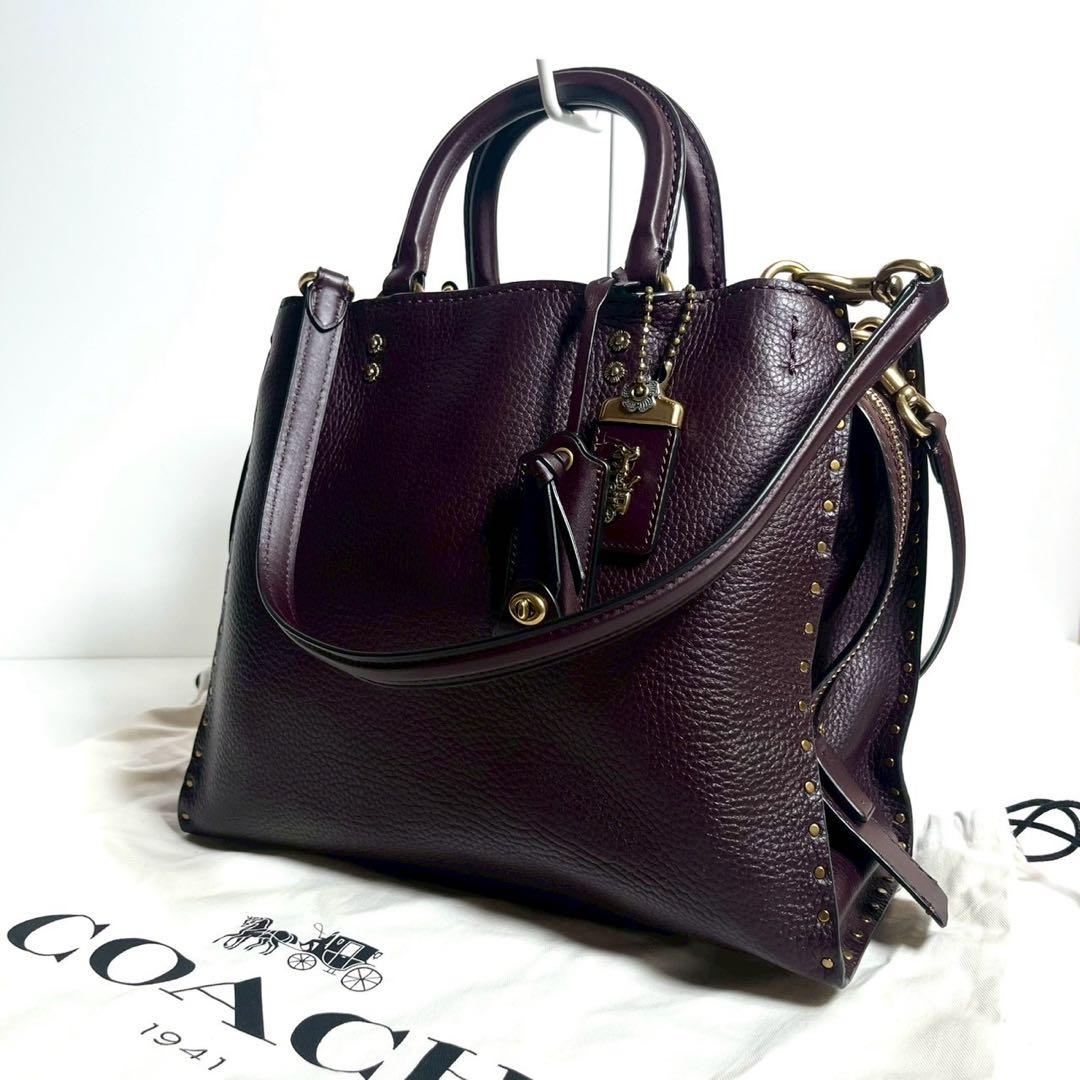 【未使用に近い✨】コーチ ハンドバッグ ローグ 30 2way ショルダーバッグ