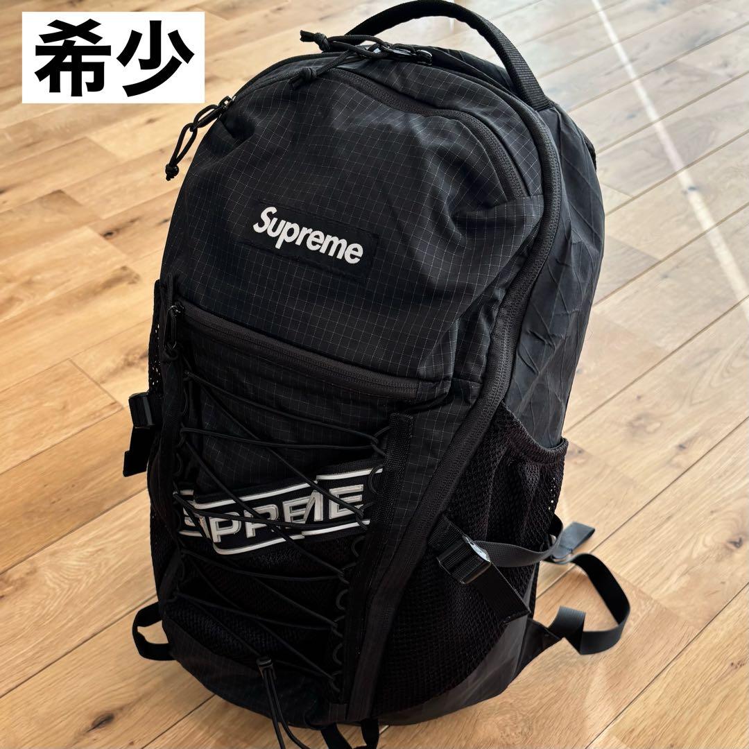 【希少】Supreme 23FW Backpack ブラック バックパック 黒