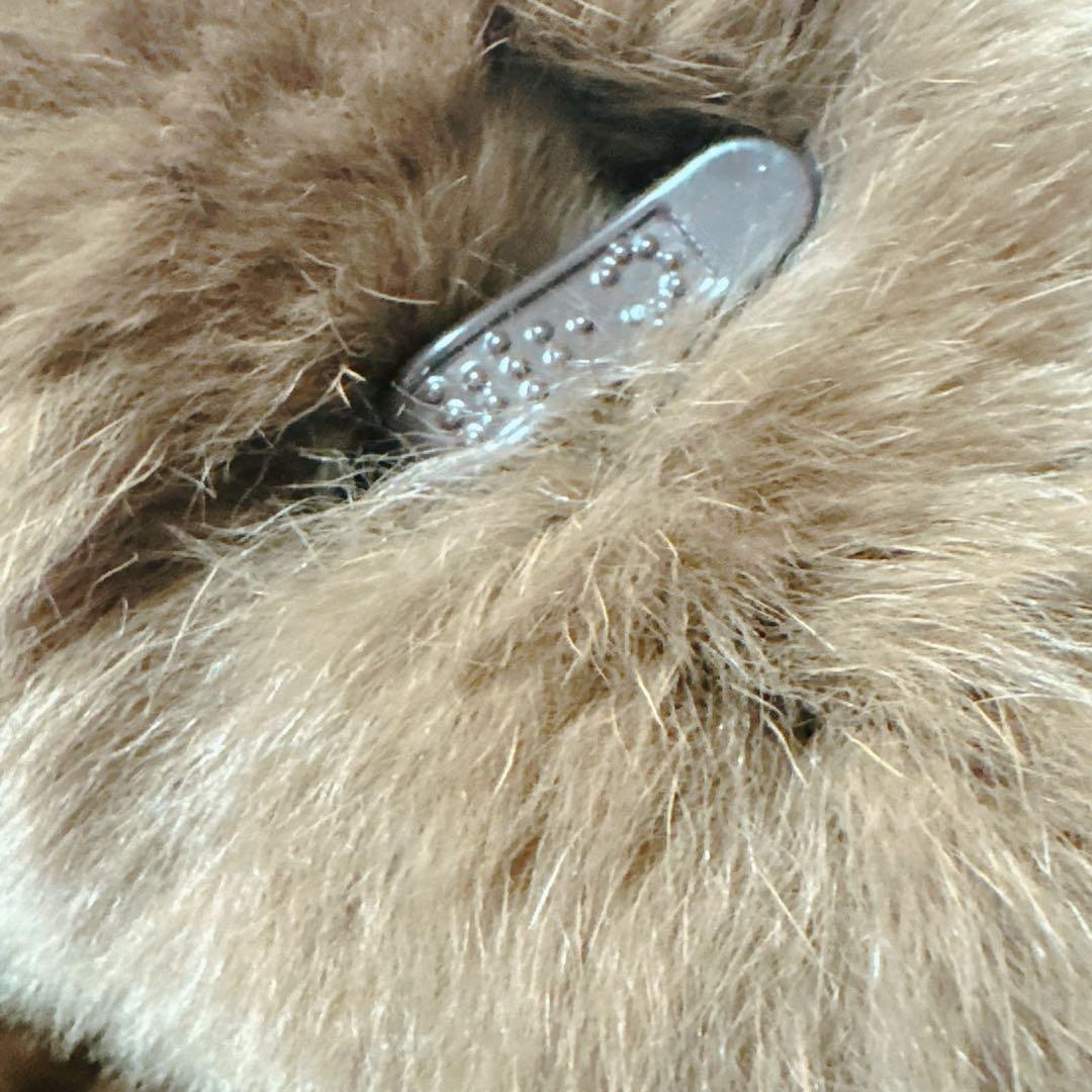 真由美様　Unaca ラビットファーショートコート【GLOW 1月号掲載】 M