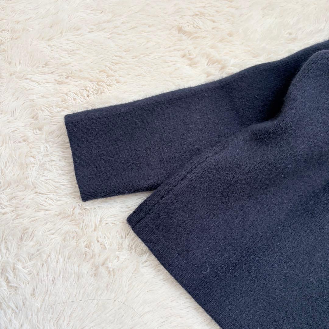 美品✨24AW✨ナノユニバース　ウォッシャブルフォックスリバーニットジャケット