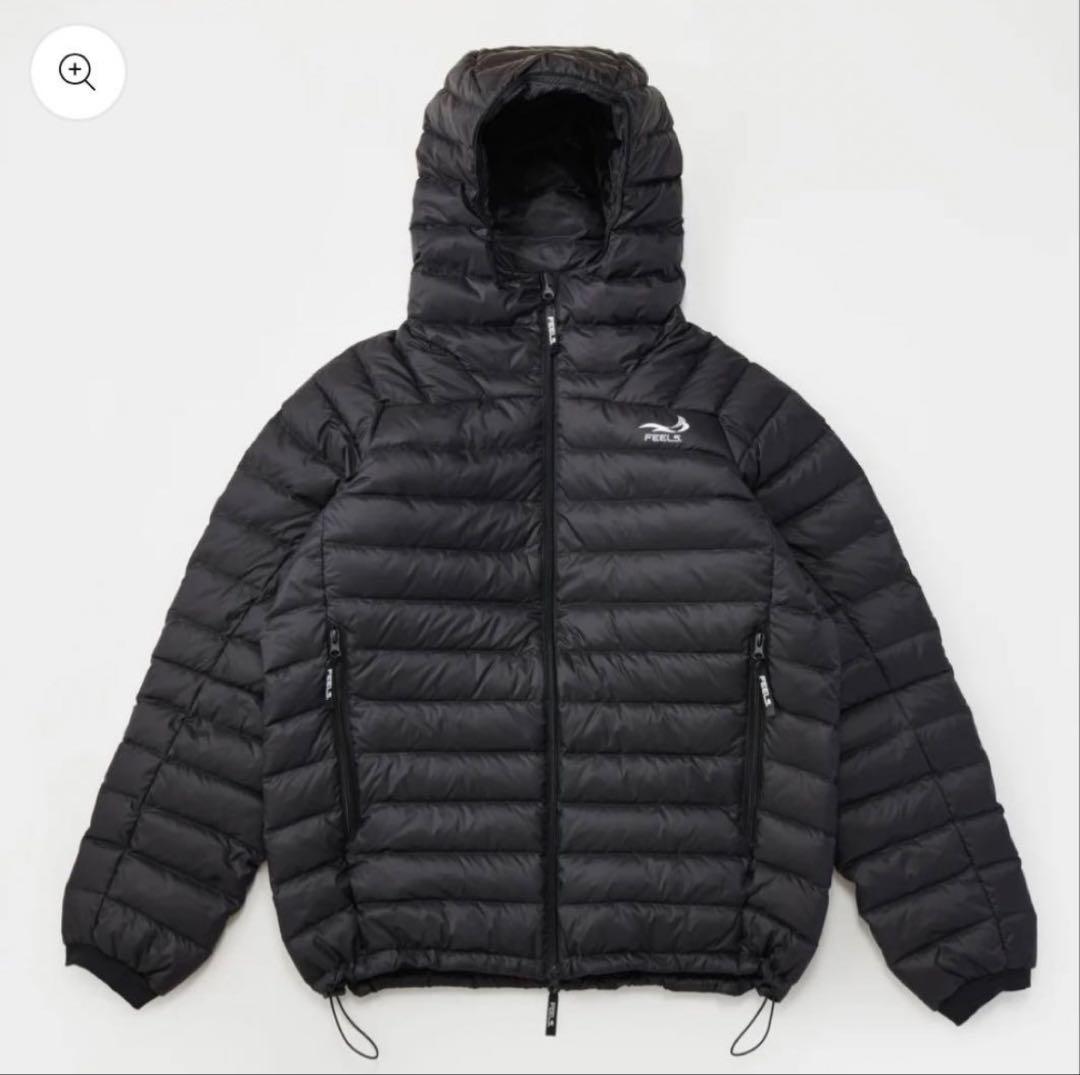 feels. 上杉柊平 ダウンジャケット shell jacket ブラックXL
