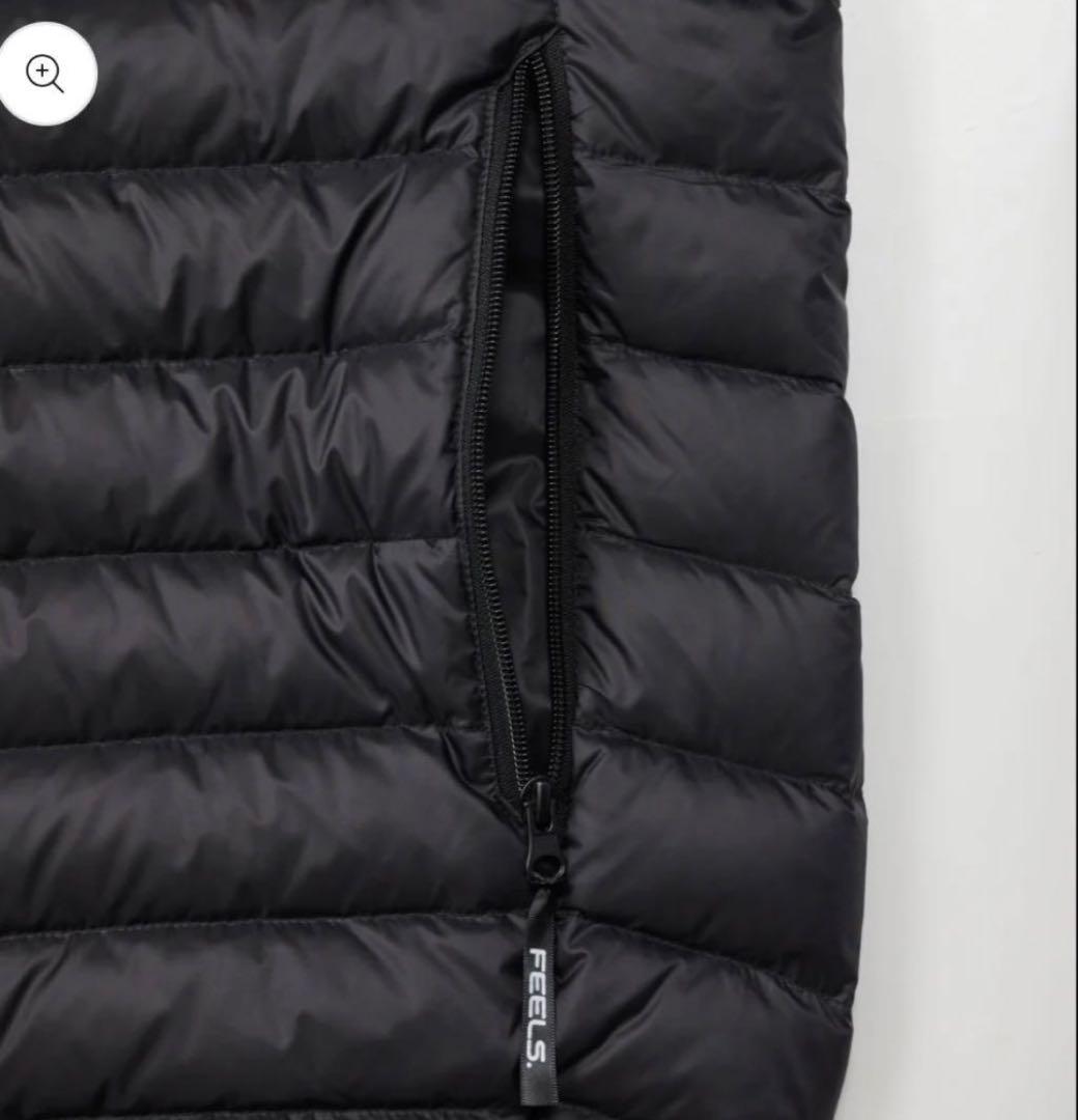 feels. 上杉柊平 ダウンジャケット shell jacket ブラックXL