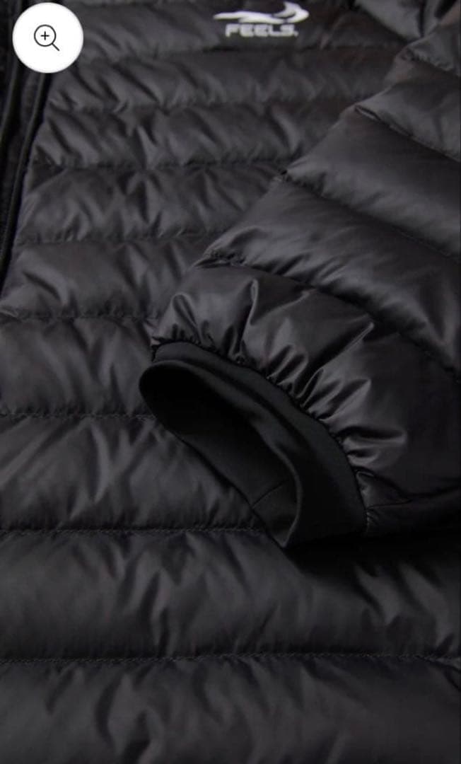 feels. 上杉柊平 ダウンジャケット shell jacket ブラックXL