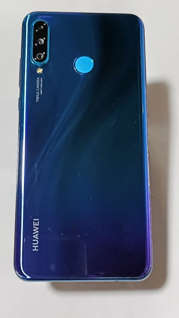 HUAWEI P30 lite ピーコックブルー 本体