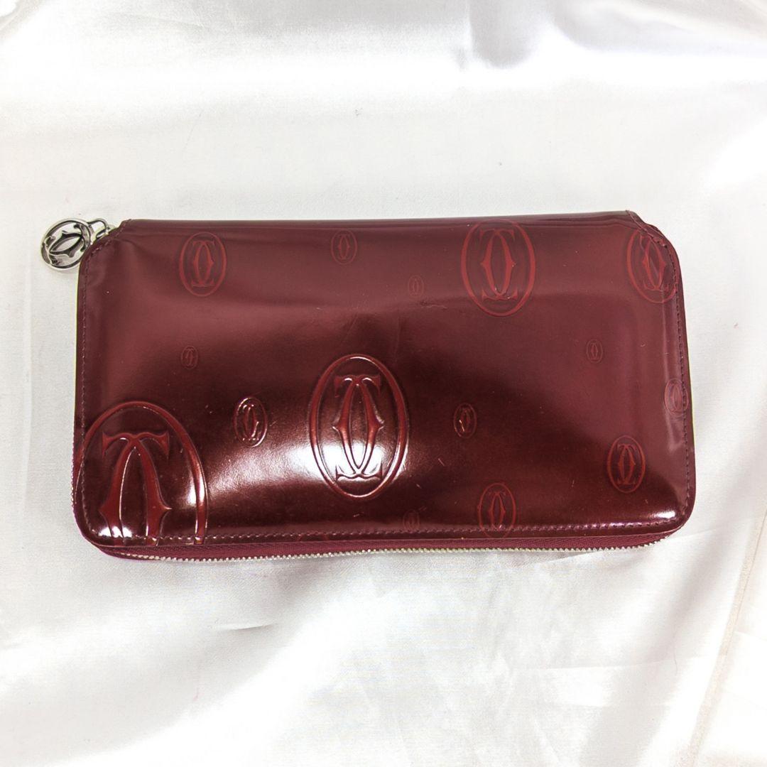 【極美品】 カルティエ ハッピーバースデー 二ジップウォレット 箱付き