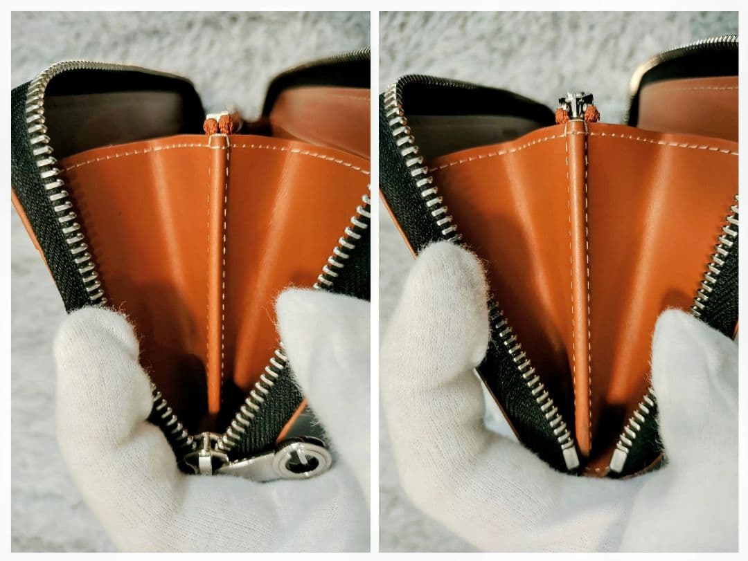 GOYARD/ゴヤール/長財布 ブラウン/ブラック/ラウンドファスナー/