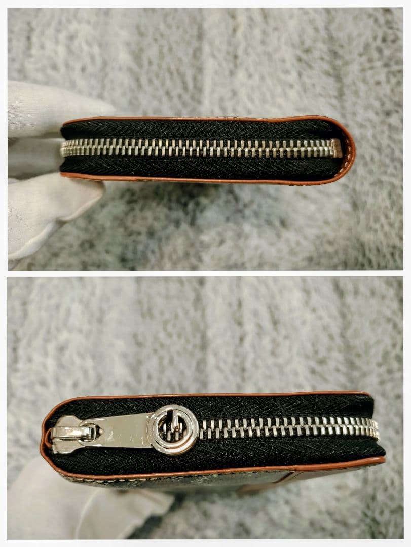 GOYARD/ゴヤール/長財布 ブラウン/ブラック/ラウンドファスナー/