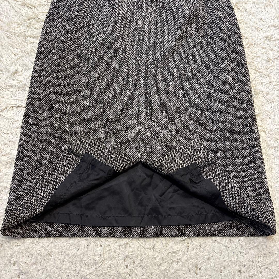 希少☆【マックスマーラ】白タグ　ツイード　ダブルフェイス　スカートスーツ　J38