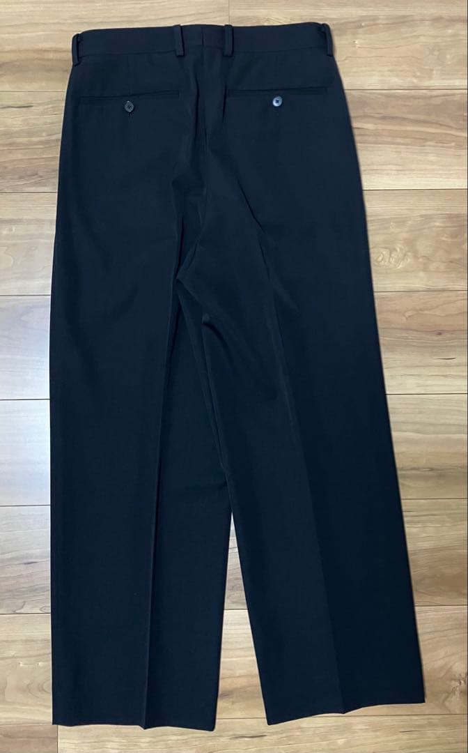 オーラリー MAX GABARDINE TWO-TUCK SLACKS AW