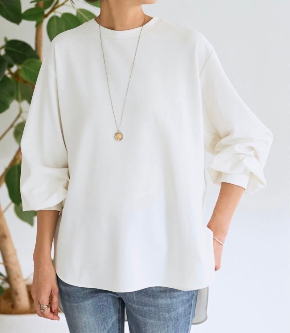 ビアズリー　BEARDSLEY Tブラウス ホワイト