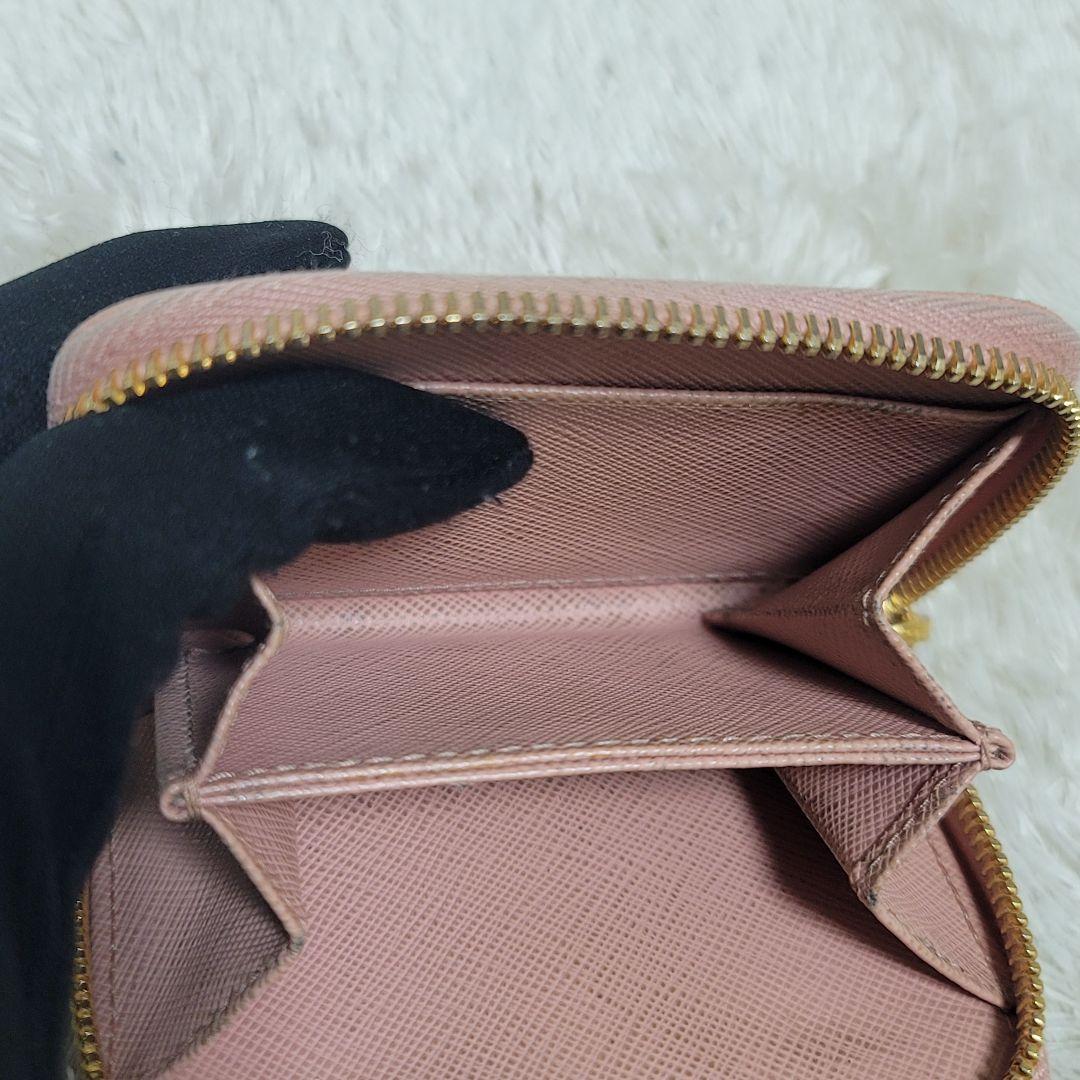 PRADA プラダ ケース 小銭入れ サフィアーノレザー ピンク