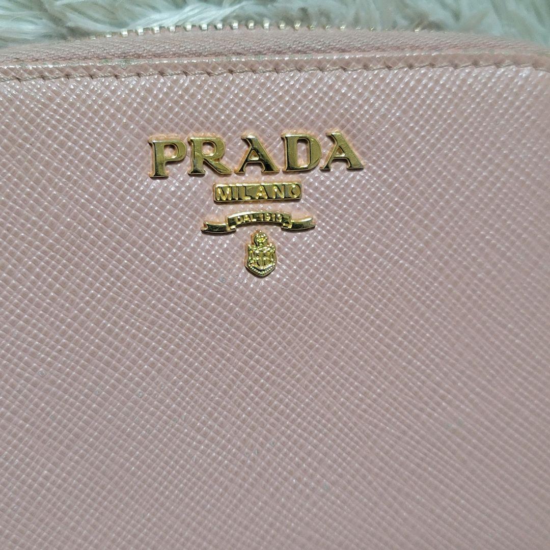 PRADA プラダ ケース 小銭入れ サフィアーノレザー ピンク