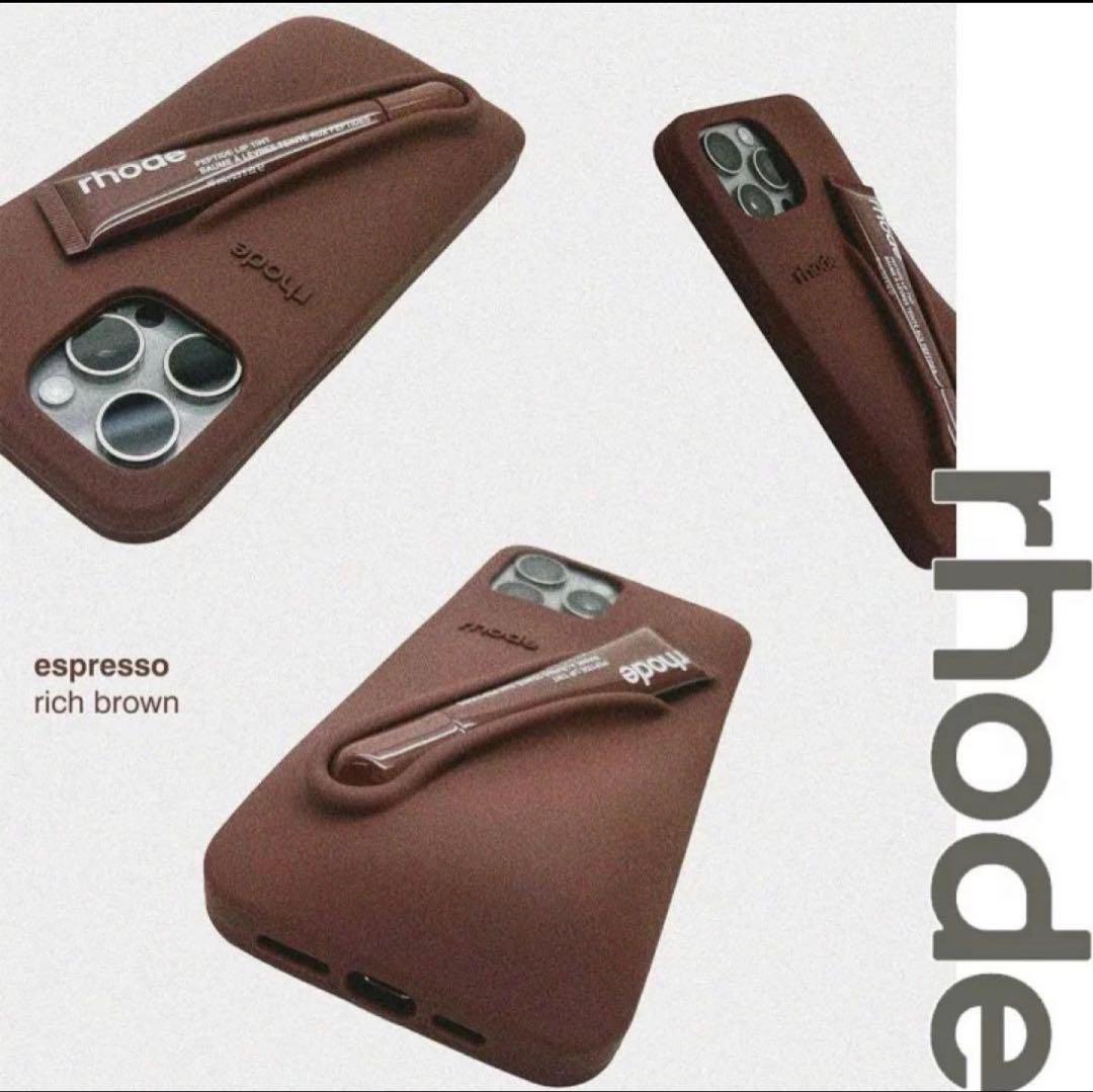 rrr　新品　未使用iphone15pro rhode リップケース