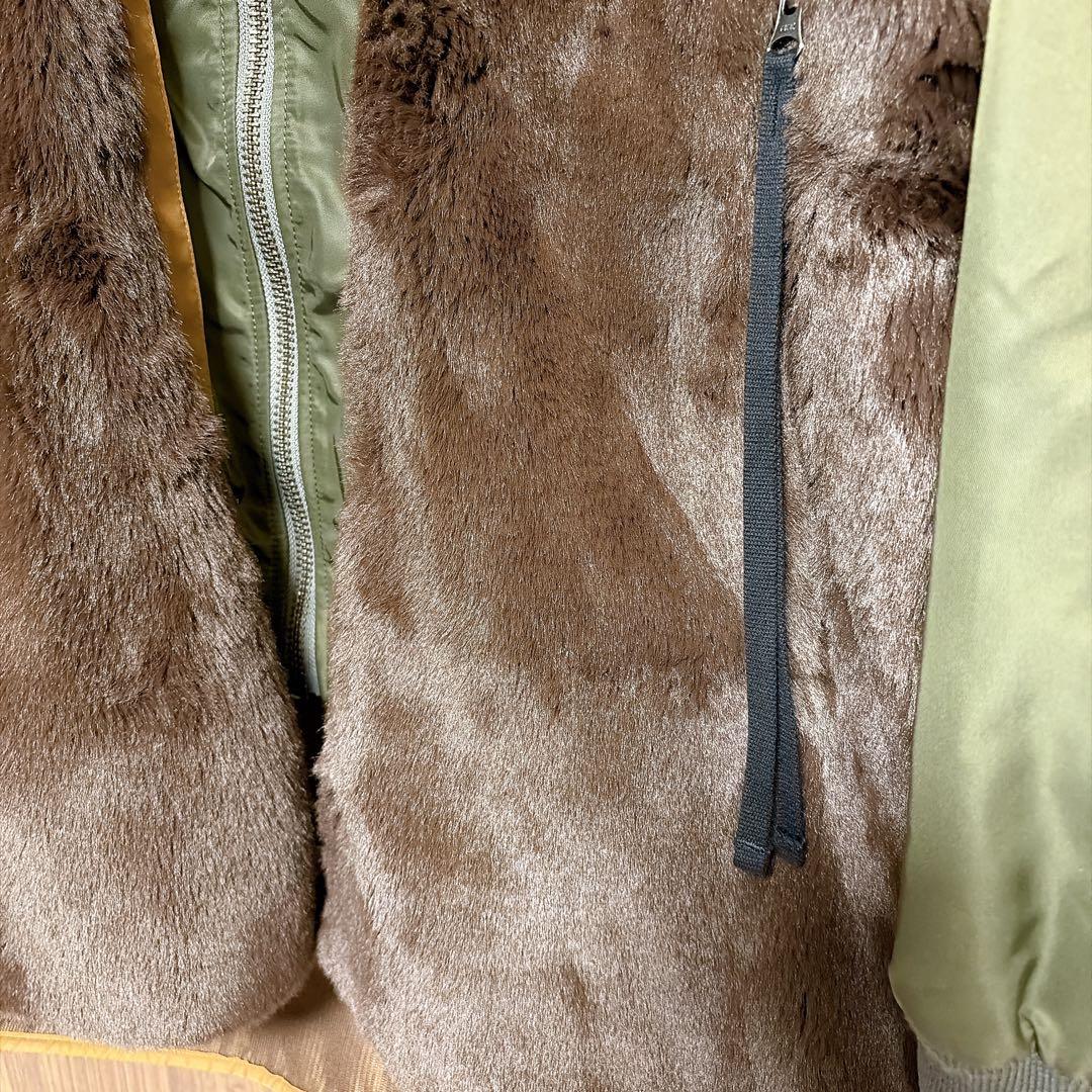 最終値下■etsintä ジップアップジャケット ブラウン・オリーブグリーン