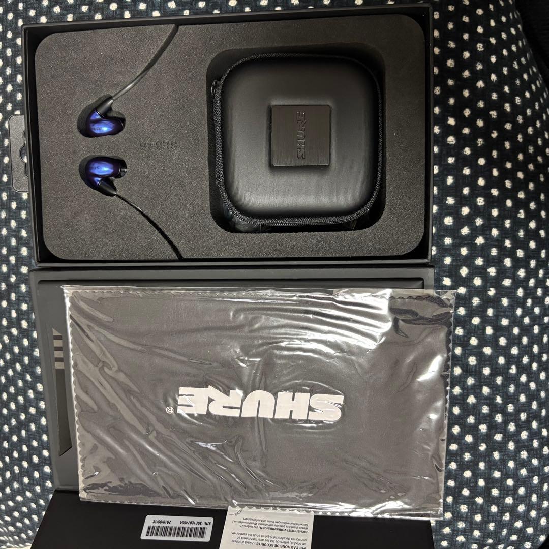 イヤホン SHURE SE846-BLU+BT2-A