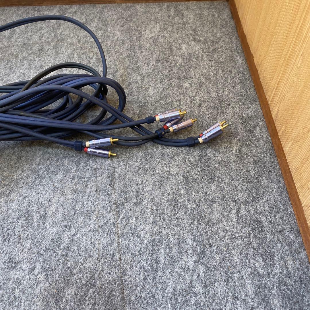 SUPER LINKオーディオケーブル audio technica 5m 2本