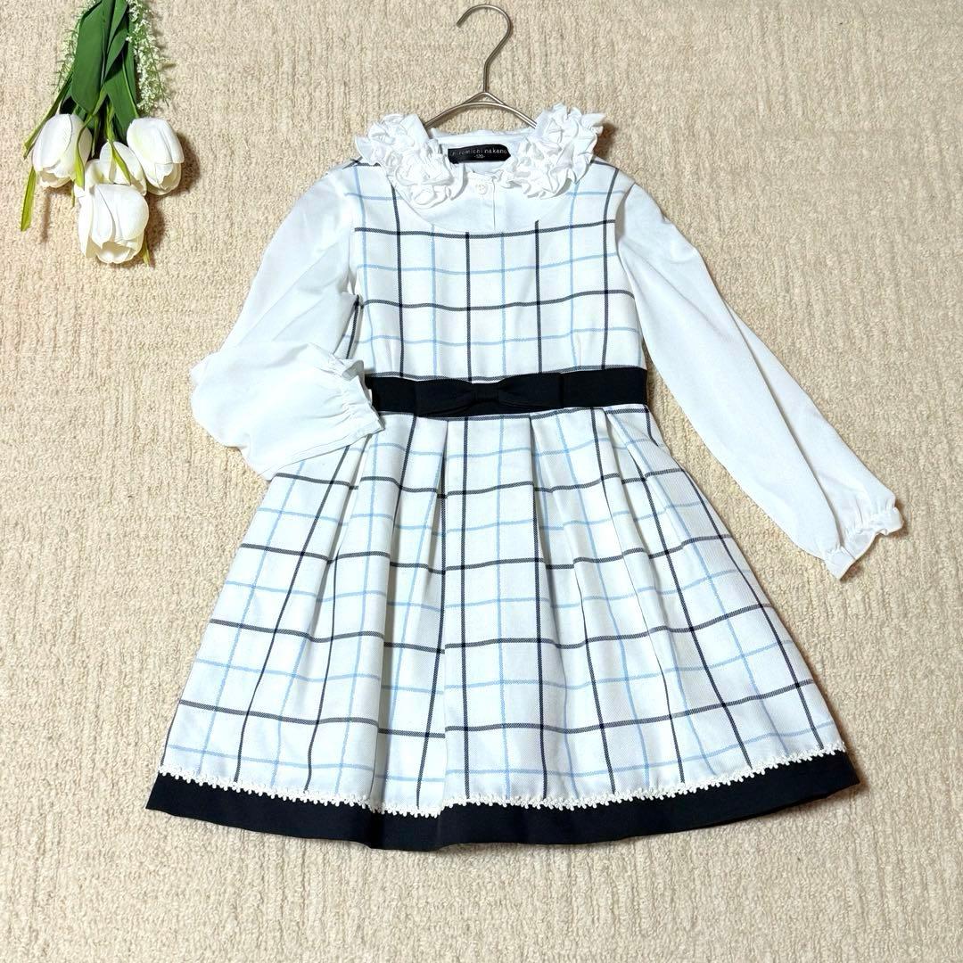 【美品】ヒロミチナカノ　女の子　120 ワンピーススーツ　フォーマル　入学　卒園