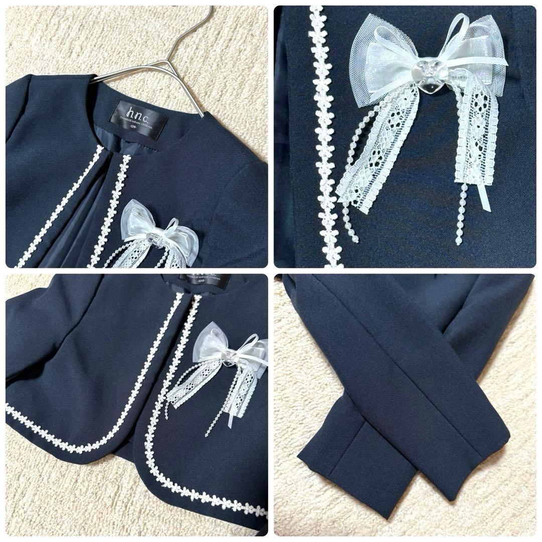 【美品】ヒロミチナカノ　女の子　120 ワンピーススーツ　フォーマル　入学　卒園