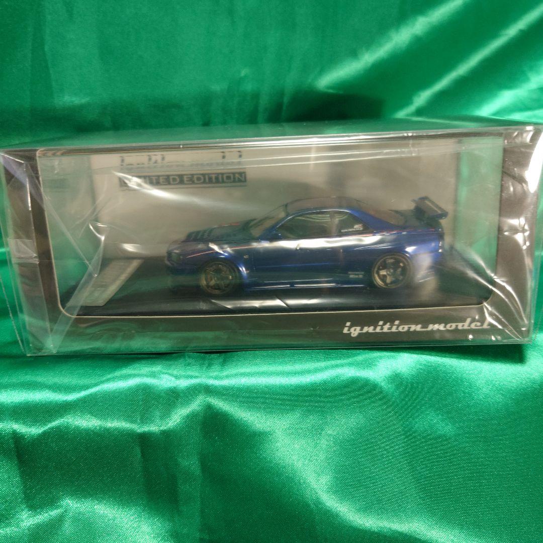 ミニカー 1/43 NISMO R34 GT-R Z-tune Bayside Blue