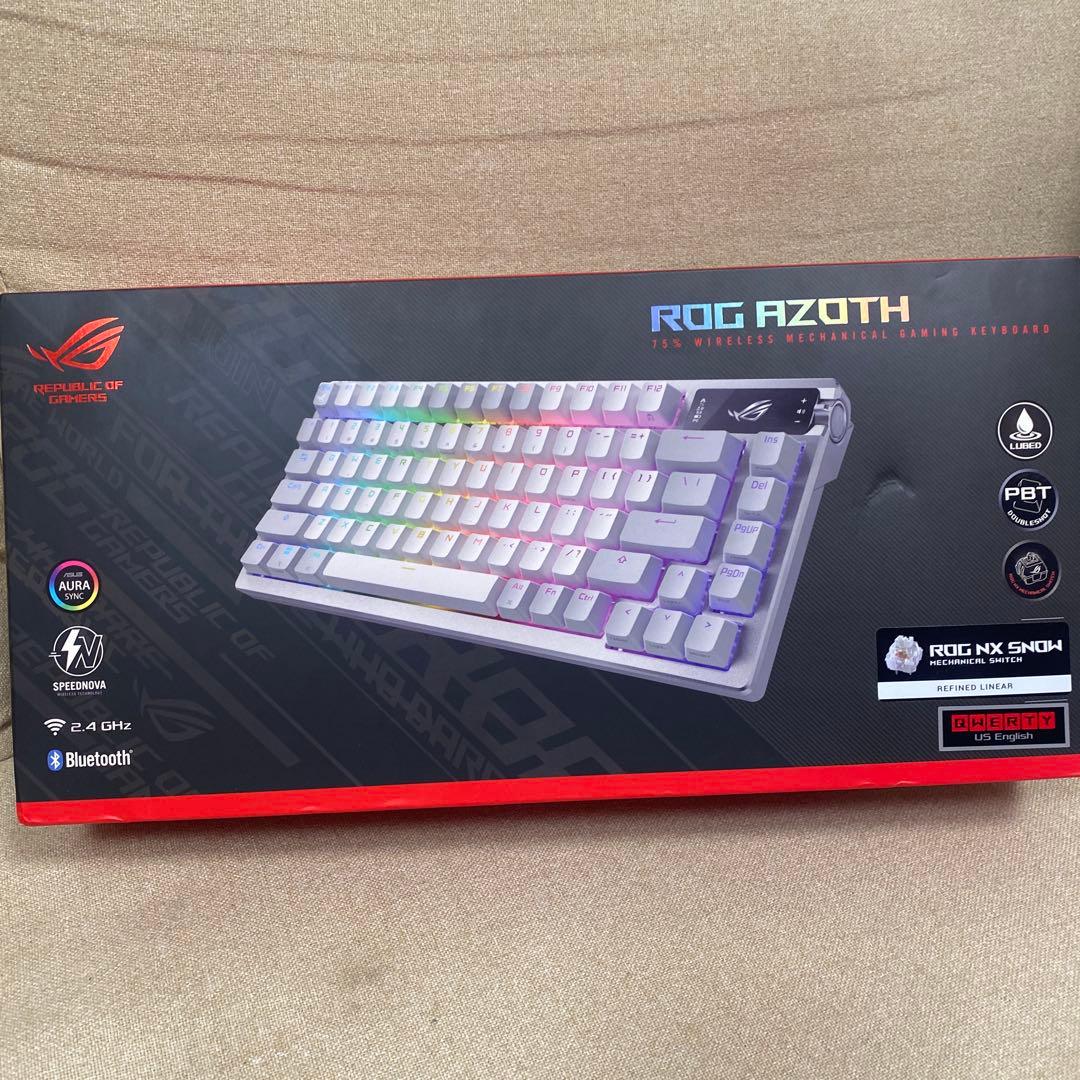 キーボード ASUS ROG Azoth Moonlight White