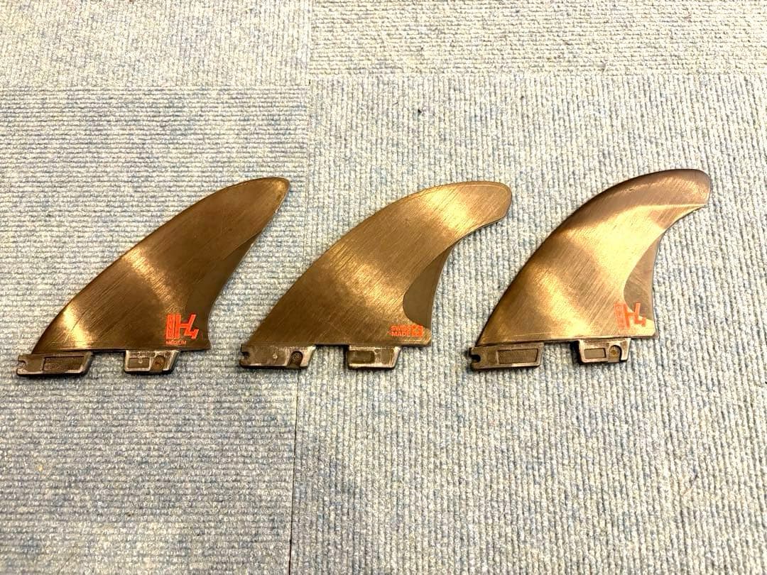 H4 サーフボードフィン MEDIUM 3枚セット