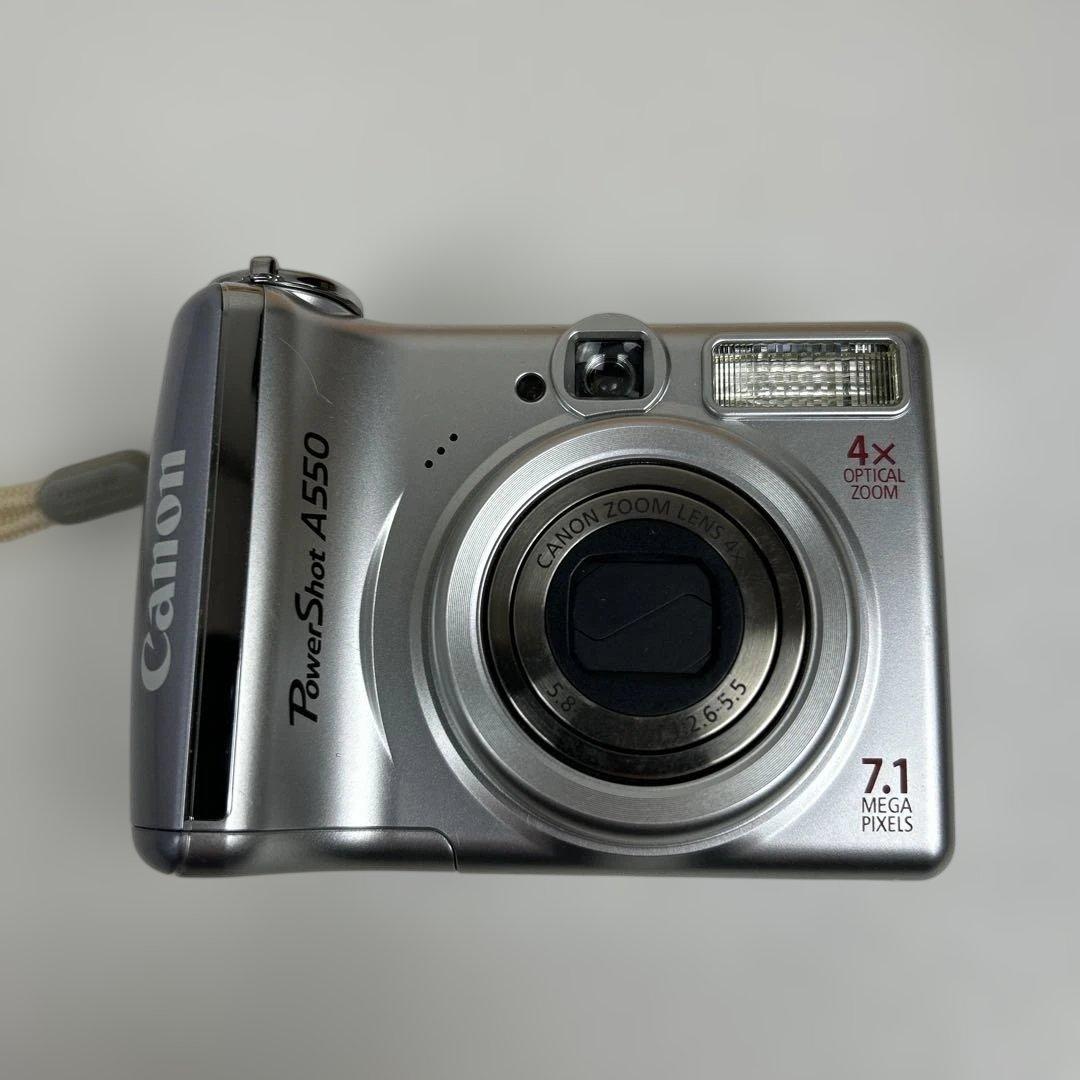 美品! Canon キャノンPowerShot A550 デジカメ 箱 説明書