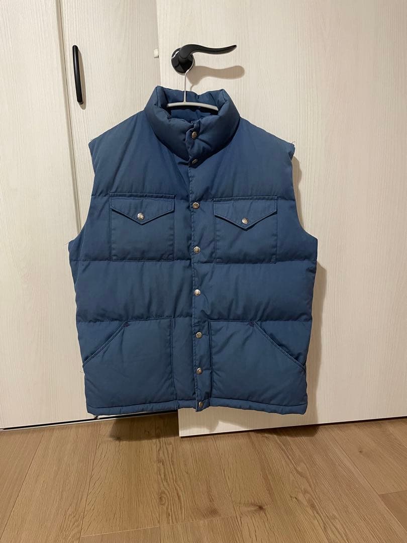 VINTAGE THE NORTH FACE 茶タグ ダウンベスト