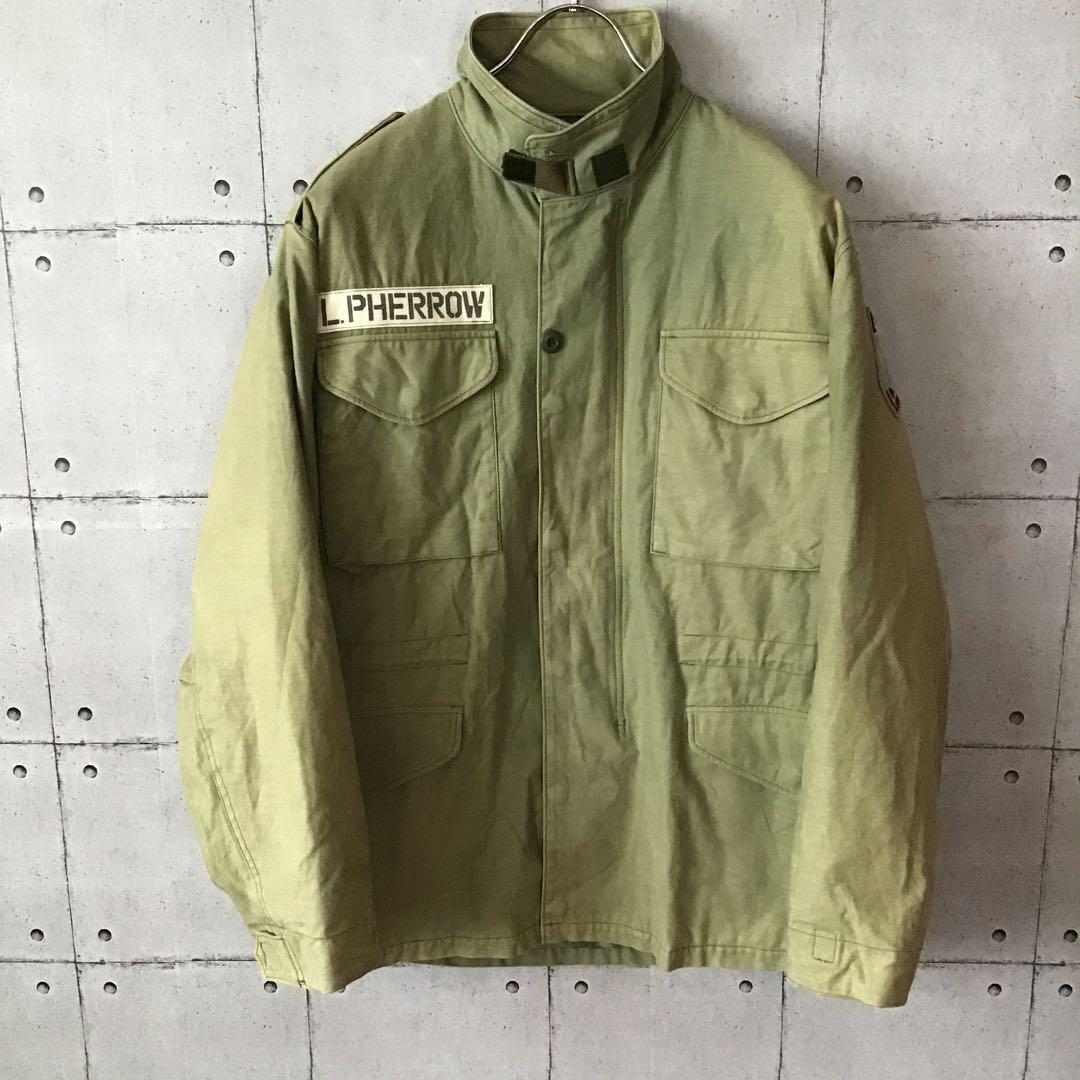 フェローズ　M-65　ワッペン　L　オリーブグリーン　日本製　マッコイ　東洋