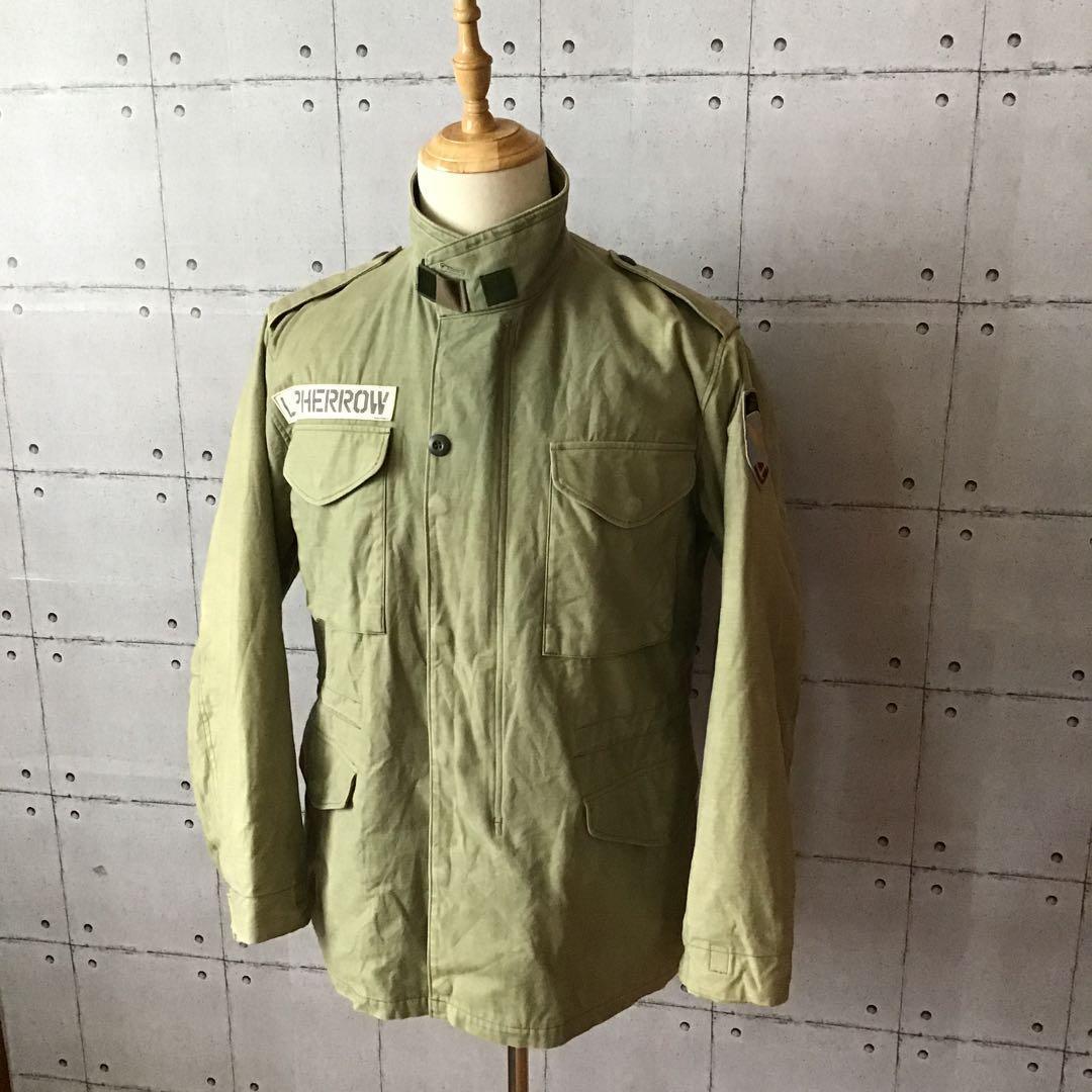 フェローズ　M-65　ワッペン　L　オリーブグリーン　日本製　マッコイ　東洋