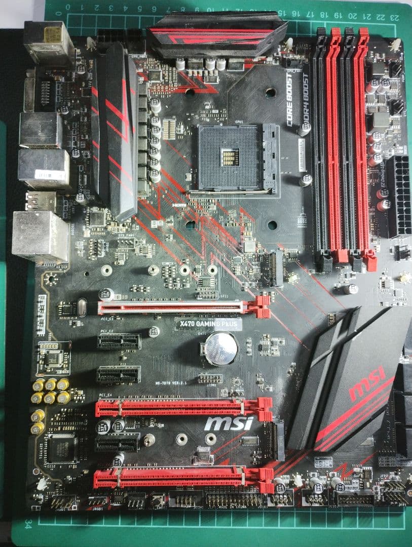 MSI X470 GAMING PLUS ATX ゲーミングマザーボード